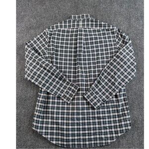 Ralph Lauren Men's Plaid Shirt - Black, White, Green